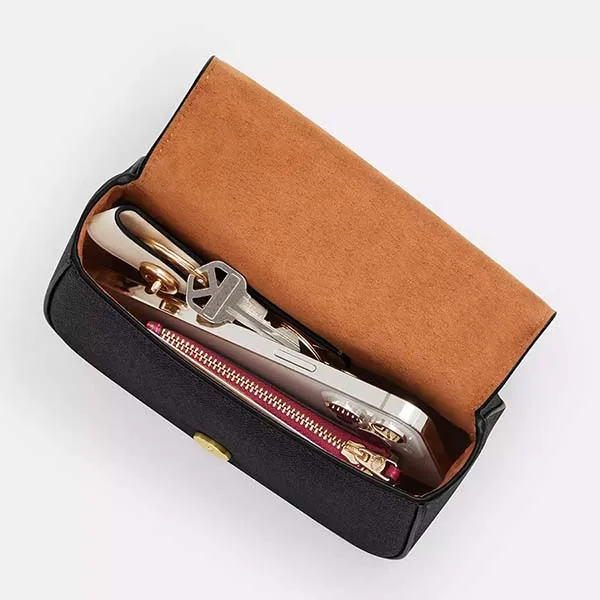 Túi Đeo Chéo Nữ Coach Lysa Top Handle Bag CX575 Màu Đen