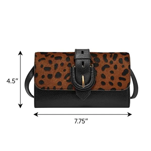 Túi Đeo Chéo Nữ Fossil Harwell ZB11096234 Màu Nâu Đen