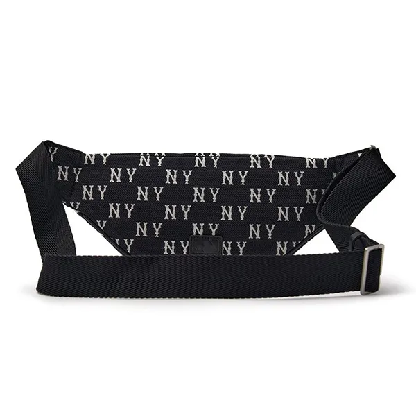 Túi Đeo Hông MLB Korea Classic Mono Jacquard Hip Sack New York Yankees Black 3AHSM014N-50BKS Màu Đen