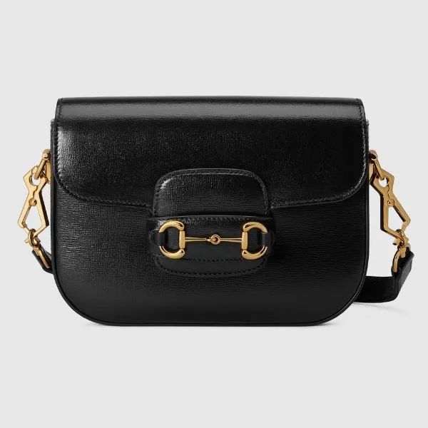 Túi Đeo Vai Nữ Gucci Horsebit 1955 Mini Shoulder Bag 658574-18YSG-1060 Màu Đen - Túi xách - Vua Hàng Hiệu