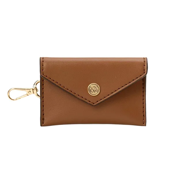 Túi Đeo Vai Nữ Michael Kors MK Vincent MD Pouchette Shoulder Bag w/ Attached Card Holder 35F4G2VC6B Màu Nâu