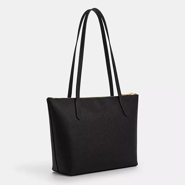 Túi Tote Nữ Coach Fiona Zip CW395 Màu Đen
