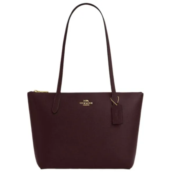Túi Tote Nữ Coach Fiona Zip Tote Bag CW395 Màu Đỏ