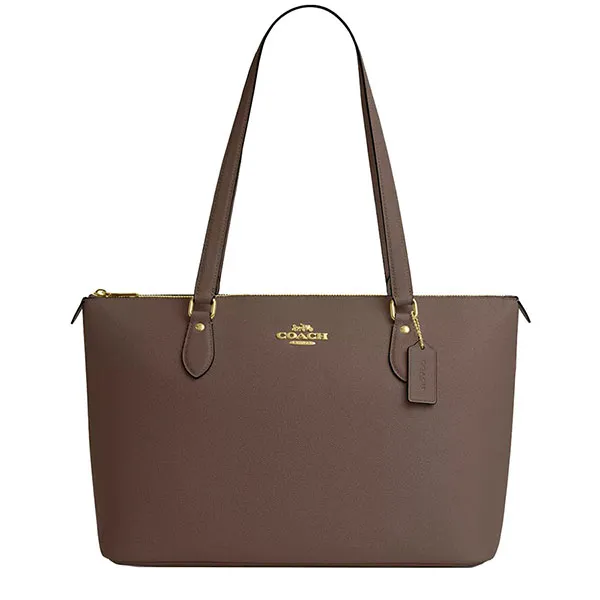 Túi Tote Nữ Coach Gallery Tote Bag In Signature Canvas CV402 Màu Nâu