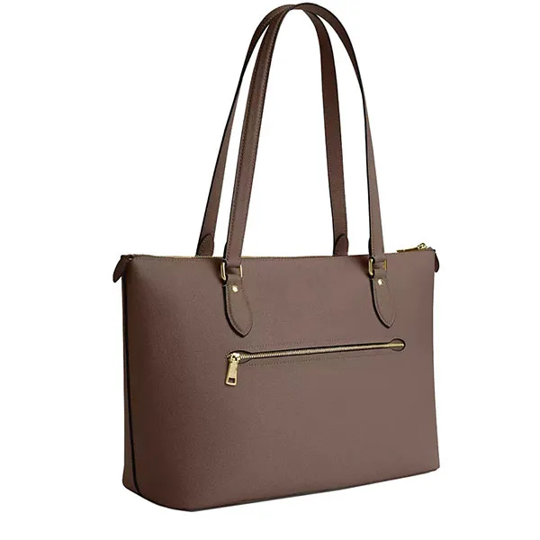 Túi Tote Nữ Coach Gallery Tote Bag In Signature Canvas CV402 Màu Nâu
