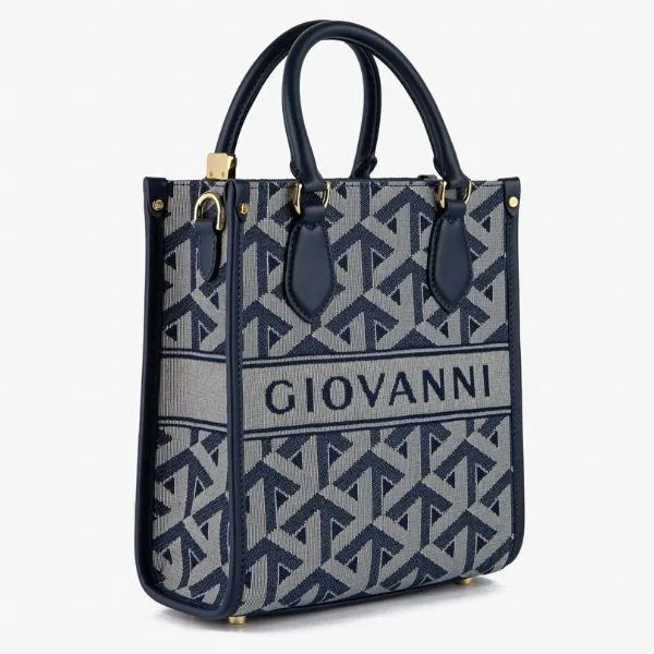 Túi Xách Tay Nữ Giovanni Grammi Città DLD0164-1DN Màu Xanh Navy - Túi xách - Vua Hàng Hiệu