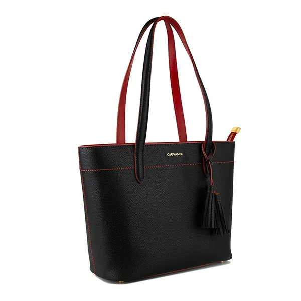 Túi Tote Nữ Giovanni Tote Bag DLD0171-1 Màu Đen - Túi xách - Vua Hàng Hiệu