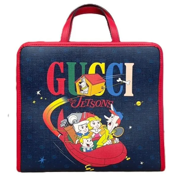 Túi Tote Nữ Gucci The Jetsons Collaboration Canvas Tote Bag Phối Màu - Túi xách - Vua Hàng Hiệu