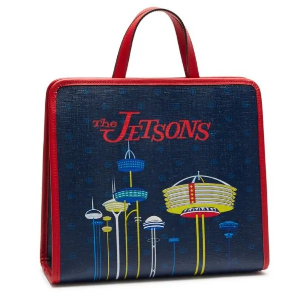 Túi Tote Nữ Gucci The Jetsons Collaboration Canvas Tote Bag Phối Màu - Túi xách - Vua Hàng Hiệu