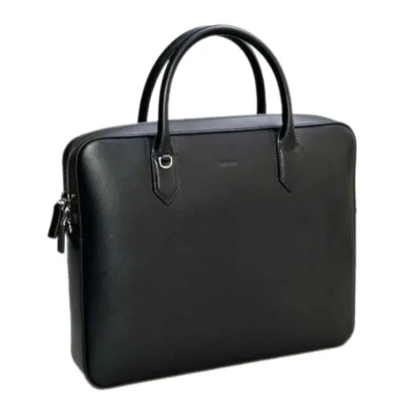 Túi Xách Tay Nam Bally Solid Black Handbag Màu Đen - Túi xách - Vua Hàng Hiệu