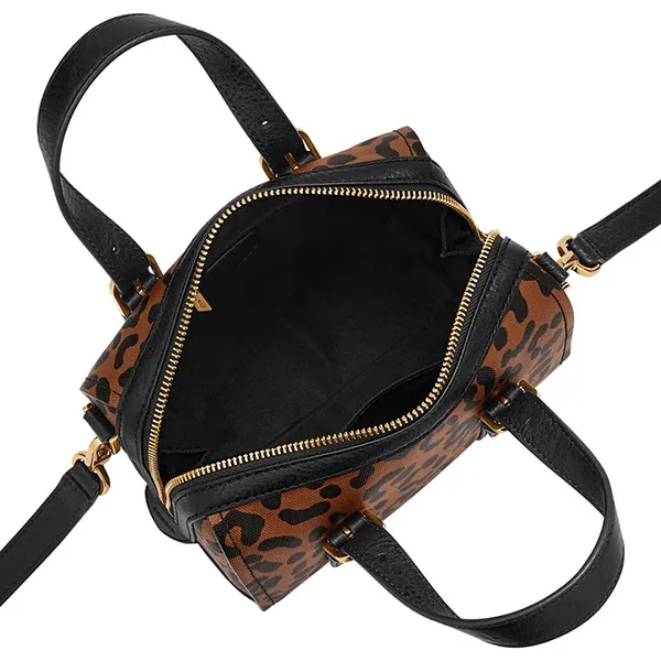 Túi Xách Tay Nữ Fossil Carlie ZB11086234 Màu Nâu Đen