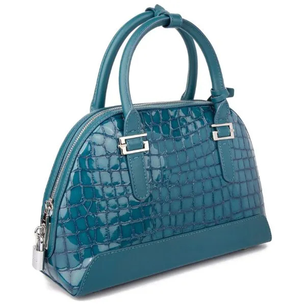 Túi Xách Tay Nữ Giovanni Handle Bag DLD0130-1NA Màu Xanh Cổ Vịt - Túi xách - Vua Hàng Hiệu