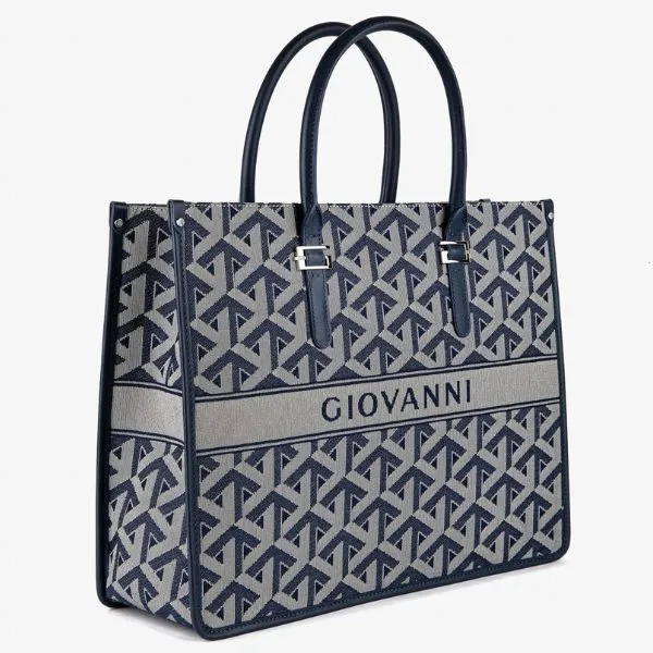 Túi Xách Tay Nữ Giovanni Handle Bag DLD0168-1DN Màu Xanh Navy - Túi xách - Vua Hàng Hiệu