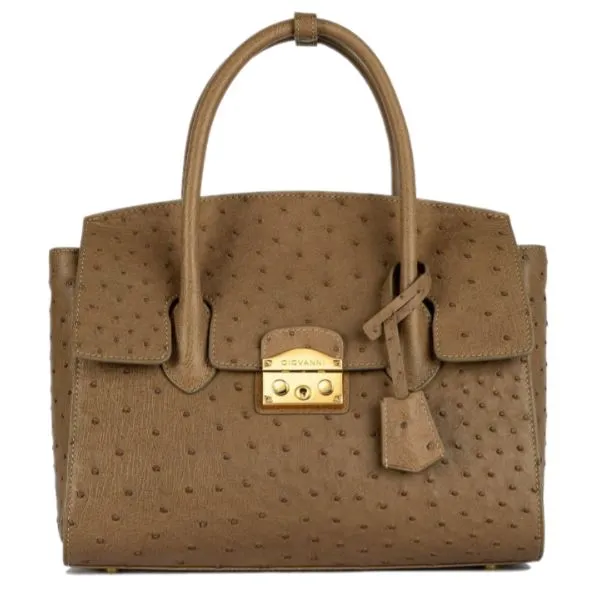 Túi Xách Tay Nữ Giovanni Handle Bag DLD0211-1 Màu Be Đậm - Túi xách - Vua Hàng Hiệu