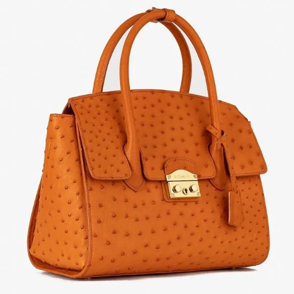 Túi Xách Tay Nữ Giovanni Handle Bag DLD0211-1 Màu Cam - Túi xách - Vua Hàng Hiệu