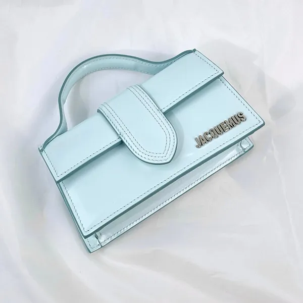 Túi Xách Tay Nữ Jacquemus Le Bambino Light Blue Size 18 Màu Xanh Lam Sáng