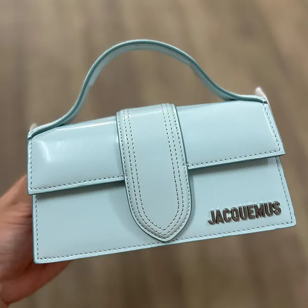 Túi Xách Tay Nữ Jacquemus Le Bambino Light Blue Size 18 Màu Xanh Lam Sáng