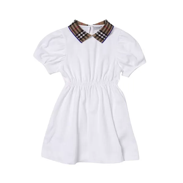 Váy Burberry White With Check Polo – 8073165 Màu Trắng Size 12Y - Thời trang - Vua Hàng Hiệu