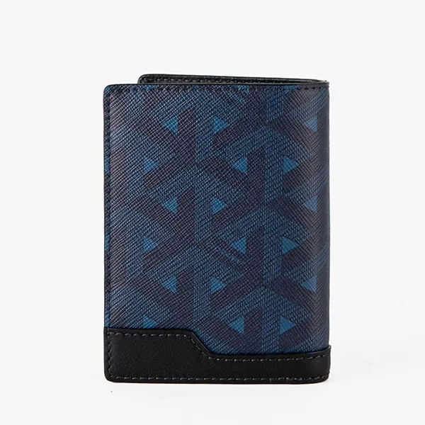 Ví Da Nam Giovanni GWL0073-1 Màu Xanh Navy Đậm