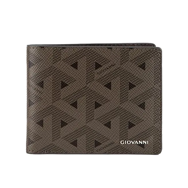 Ví Da Nam Giovanni GWL0075-1 Màu Ghi Đậm
