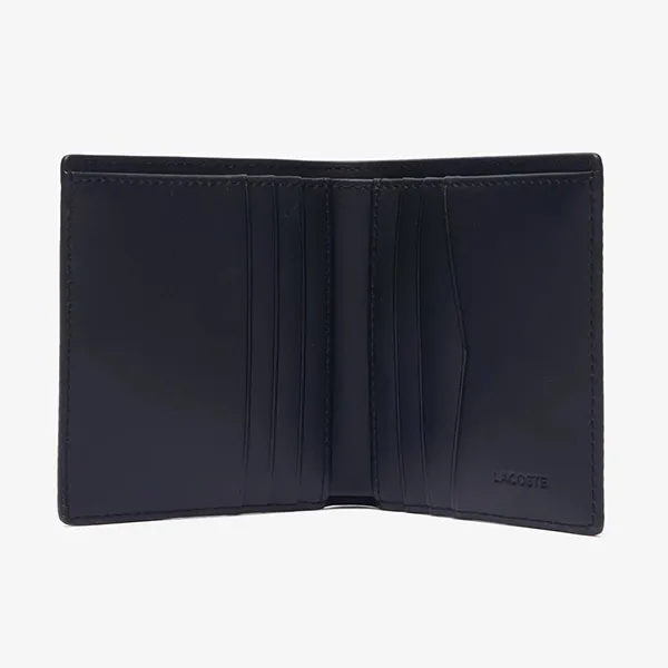 Ví Nam Lacoste Chantaco Compact NH4568CE 000 Noir Màu Đen