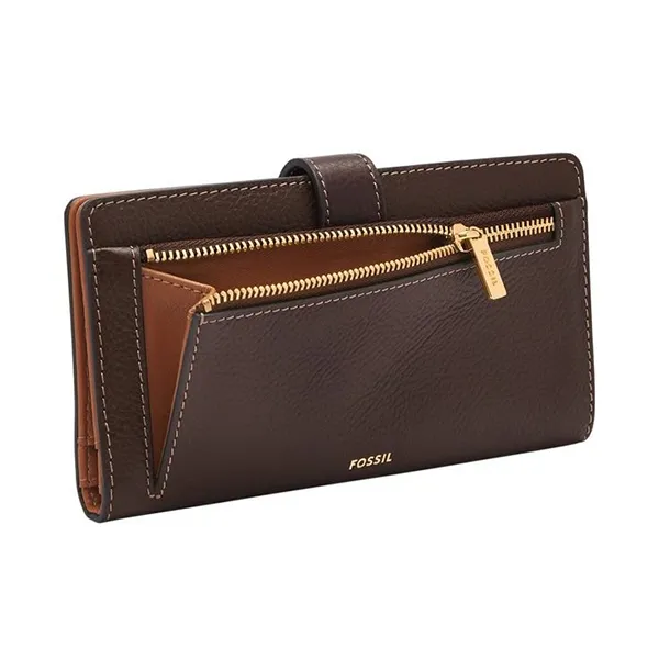 Ví Nữ Fossil Harwell Wallet SL10032203 Màu Nâu Cafe - Túi xách - Vua Hàng Hiệu