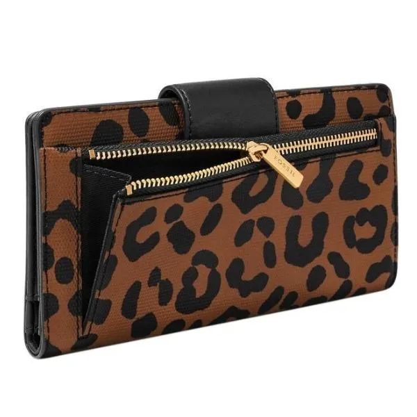 Ví Nữ Fossil Logan SL10057234 Màu Nâu Đen