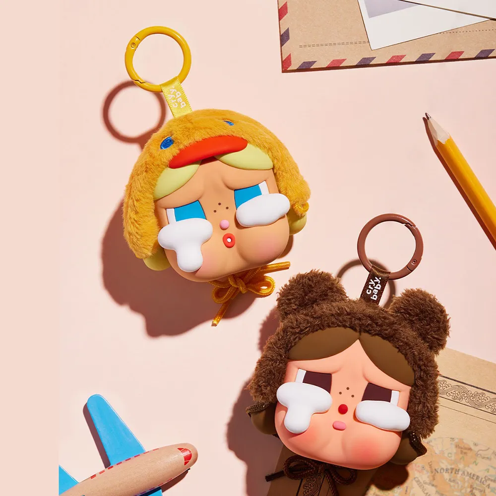 Vỏ Bọc Tai Nghe Pop Mart Crybaby Crying Again Series Love Makes Us Cry Earphone Case Màu Nâu - Phụ Kiện Công Nghệ - Vua Hàng Hiệu