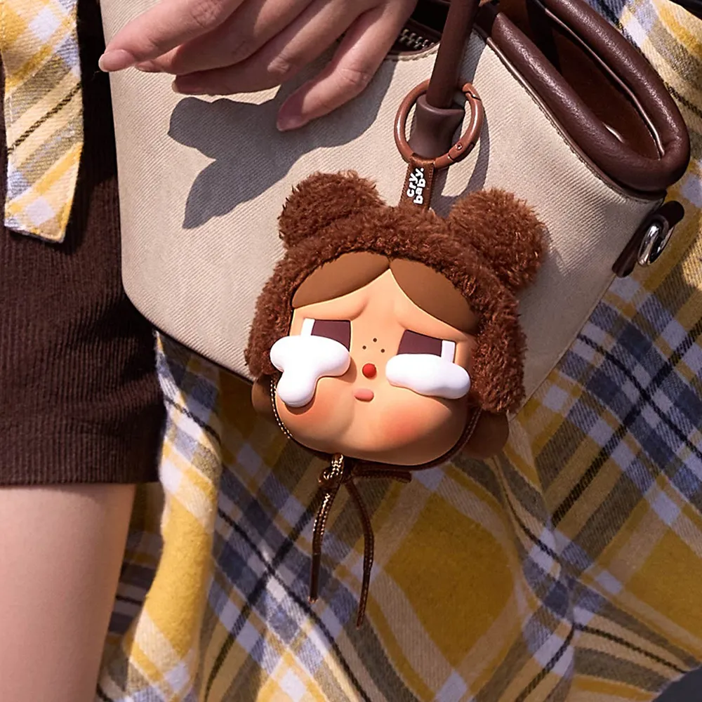 Vỏ Bọc Tai Nghe Pop Mart Crybaby Crying Again Series Love Makes Us Cry Earphone Case Màu Nâu - Phụ Kiện Công Nghệ - Vua Hàng Hiệu