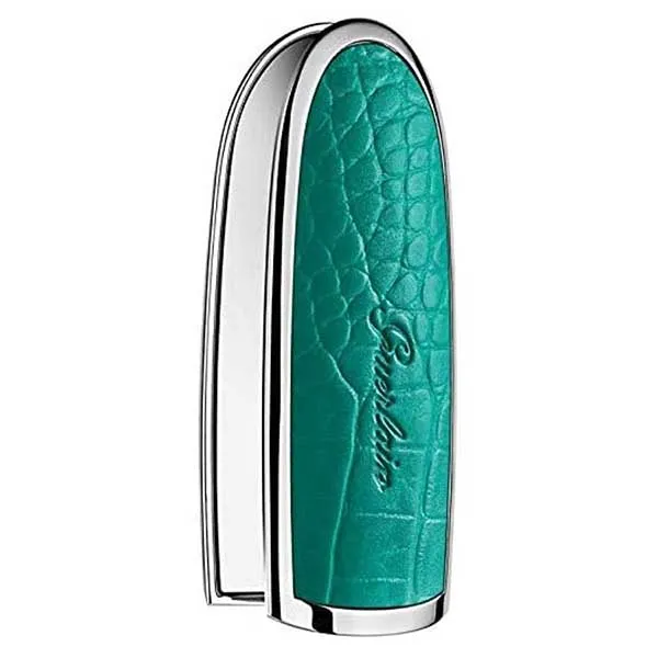 Combo Vỏ Son + Son Guerlain Rouge G Velvet Refill 775 Le Rouge Bordeaux Màu Đỏ Đun (Vỏ Màu Xanh Lá)