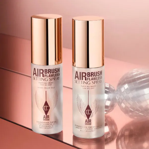 Set Xịt Khoá Nền Make Up Charlotte Tilbury Airbrush Flawless Mini Setting Spray Kit 2x35ml