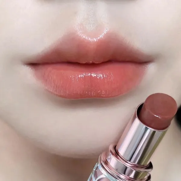 Son Dưỡng YSL Yves Saint Laurent Loveshine Candy Glow 7B Nude Pleasure Màu Cam Đất Nude - Son Môi - Vua Hàng Hiệu