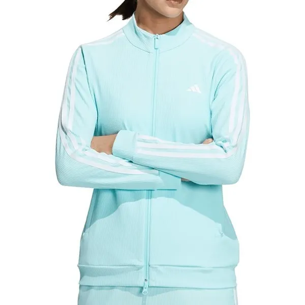 Áo Khoác Nữ Adidas Golf Three Stripes HS9007 Màu Xanh Pastel Size M (Form Á)