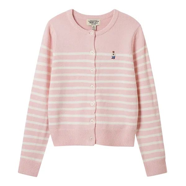 Áo Cardigan Nữ WHOAU Steve R-Neck WHCKF1121F Màu Hồng Size S - Thời trang - Vua Hàng Hiệu
