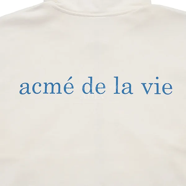 Áo Hoodie Acmé De La Vie ADLV x Hoshi Basic Bio Washing Hoodie Zip Up Cream Màu Trắng Kem Size 1 - Thời trang - Vua Hàng Hiệu