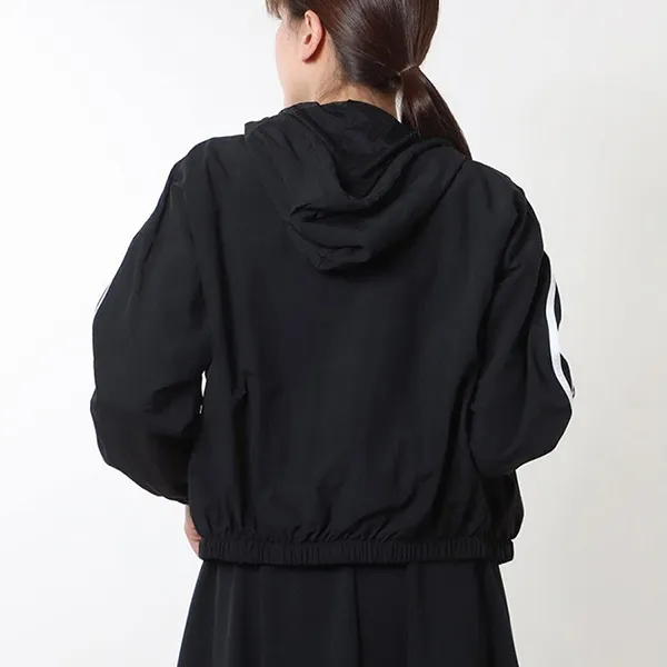 Áo Khoác Gió Adidas Sportswear Essentials 3-Stripes Jacket HT3399 Màu Đen (Form Âu) Size M