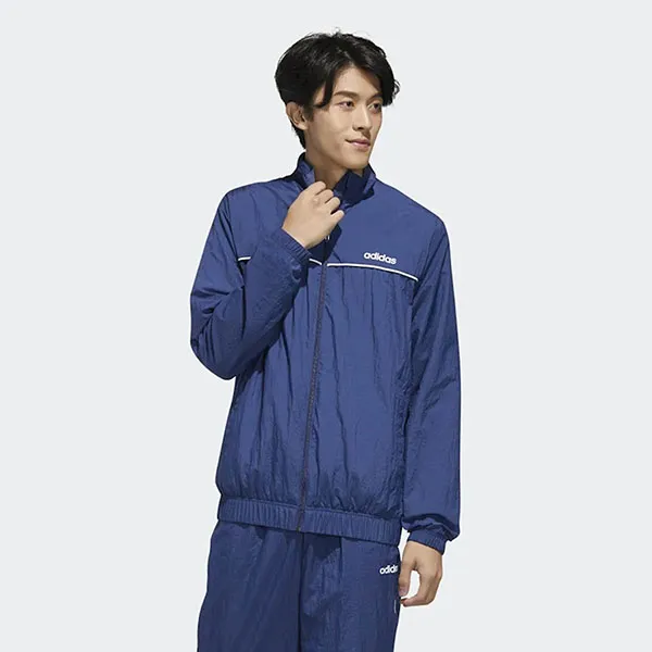 Áo Khoác Gió Nam Adidas Ess Fav Track Top Training Jacket Sports Jacket FM6075 Màu Xanh Size M