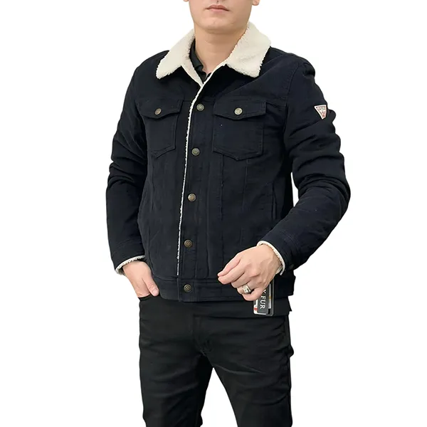 Áo Khoác Nam Guess 119RC222 BLK Màu Đen Size S
