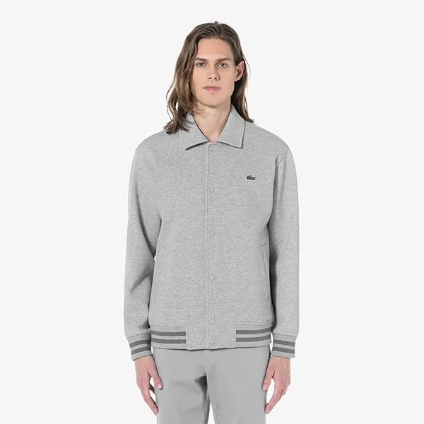 Áo Khoác Nam Lacoste Jackets SH130E-CCA Màu Xám Size 3
