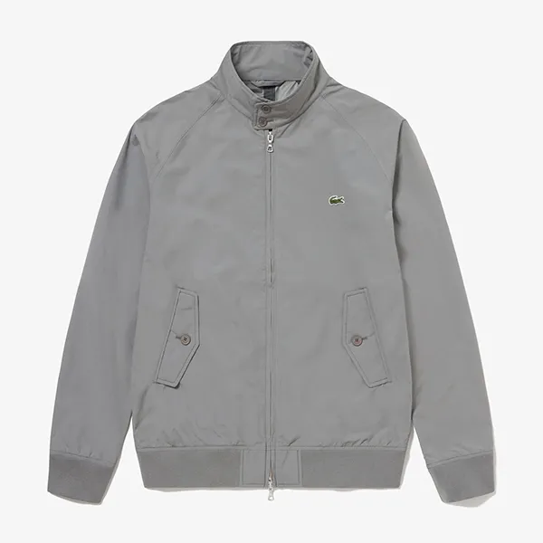 Áo Khoác Nam Lacoste Layer Swing Top Jacket BH063 S7X Màu Xám Size 46