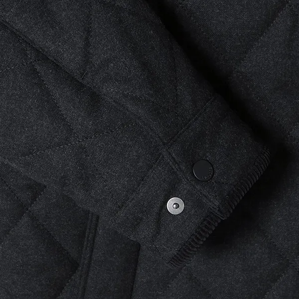Áo Khoác Nam Lacoste Men's Quilted Jacket BH670E - 050 Màu Đen Size 50 - Thời trang - Vua Hàng Hiệu