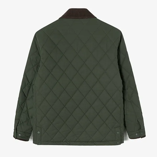 Áo Khoác Nam Lacoste Men's Quilted Jacket BH670E - L7A Màu Xanh Rêu Size 50 - Thời trang - Vua Hàng Hiệu