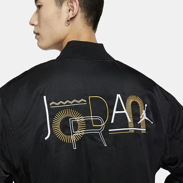 Áo Khoác Nam Nike Jordan CZ1191-010 Bomber Jacket (Form China) Màu Đen Size M