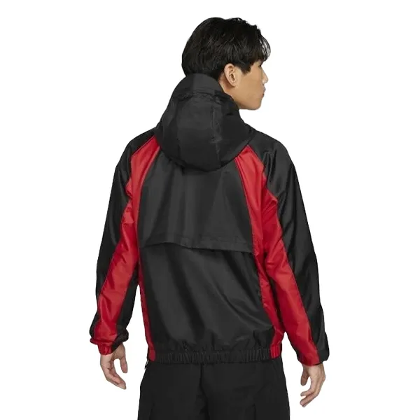 Áo Khoác Nam Nike Jordan Essential Woven Full Zip Jacket DJ9829-010 Màu Đen Phối Đỏ Size XL (Form Á)