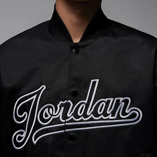 Áo Khoác Nam Nike Jordan Flight MVP FN4660-010 Bomber Jacket (Form China) Màu Đen Size S - Thời trang - Vua Hàng Hiệu