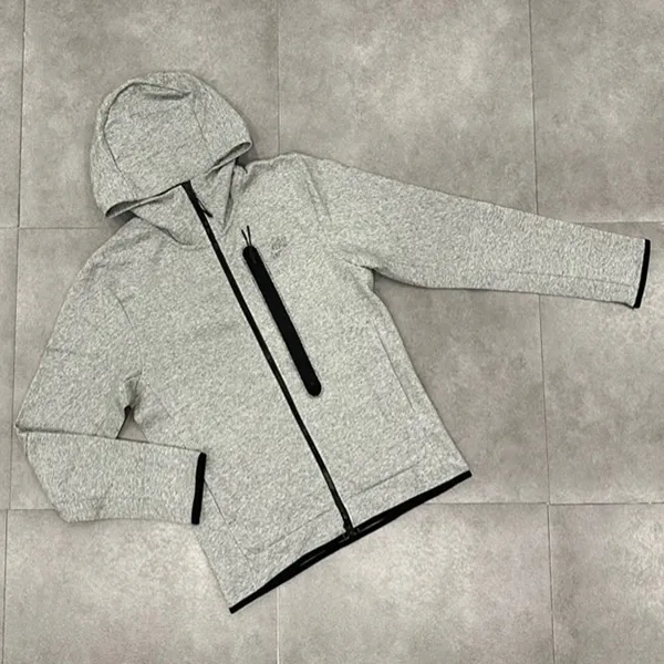 Áo Khoác Nỉ Nam Nike Sportswear Tech Fleece Full-Zip Hoodie DR9151-032 Màu Xám Size S (Form Á)