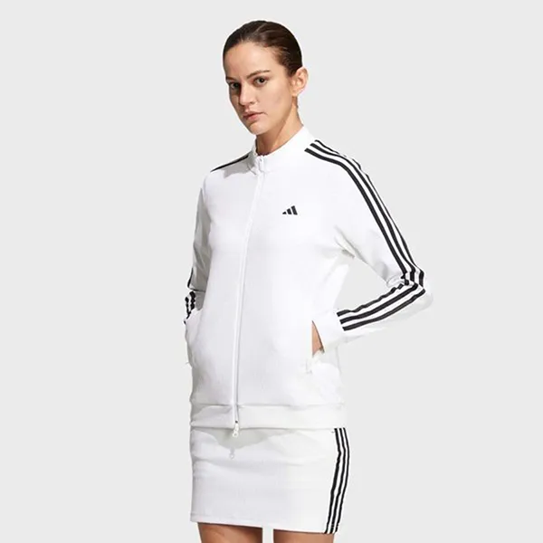 Áo Khoác Nữ Adidas Golf Women's Three Stripes Track Jacket HS8989 Màu Trắng Size S (Form Á) - Thời trang - Vua Hàng Hiệu