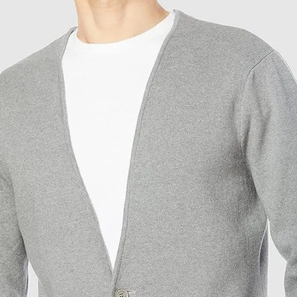 Áo Len Cardigan Nam Lacoste Men's Knit Milanese Rib Knit Jacket AH702-4JV Màu Xám Size 2 - Thời trang - Vua Hàng Hiệu
