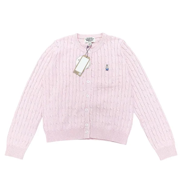Áo Len Cardigan Nữ WHOAU Steve Cable WHCKE1101F Màu Hồng Size M