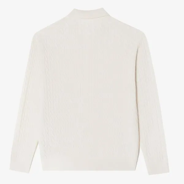 Áo Len Nam Lacoste Cable Sweater Polo AH480E XFJ Màu Trắng Size 3 - Thời trang - Vua Hàng Hiệu